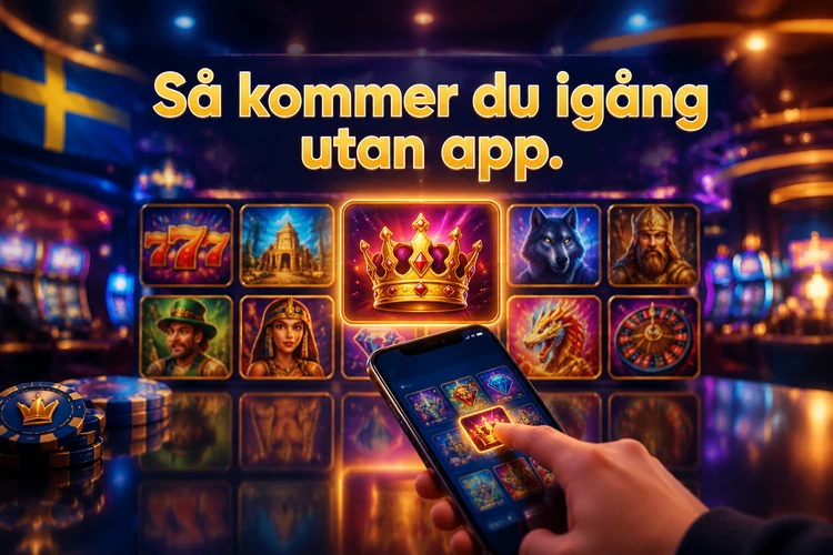 Så kommer du igång utan app