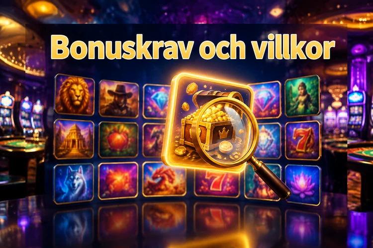 Bonuskrav och villkor