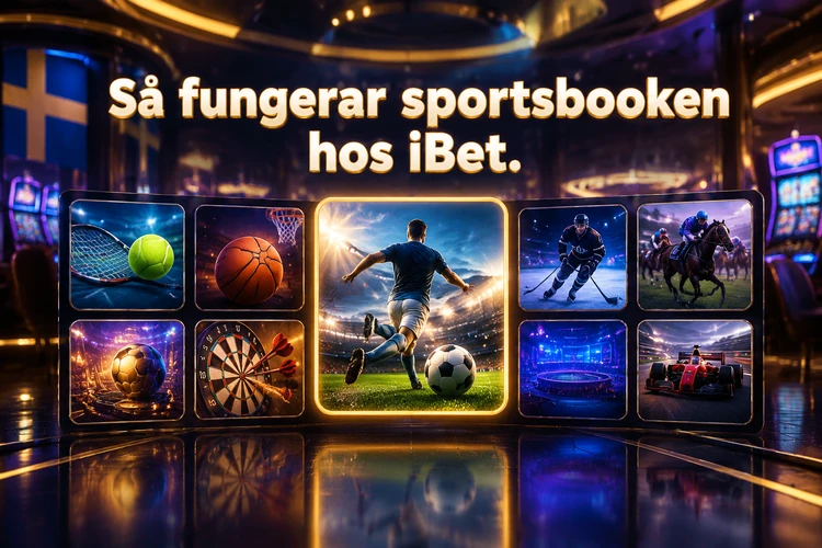 Så fungerar sportsbooken hos iBet